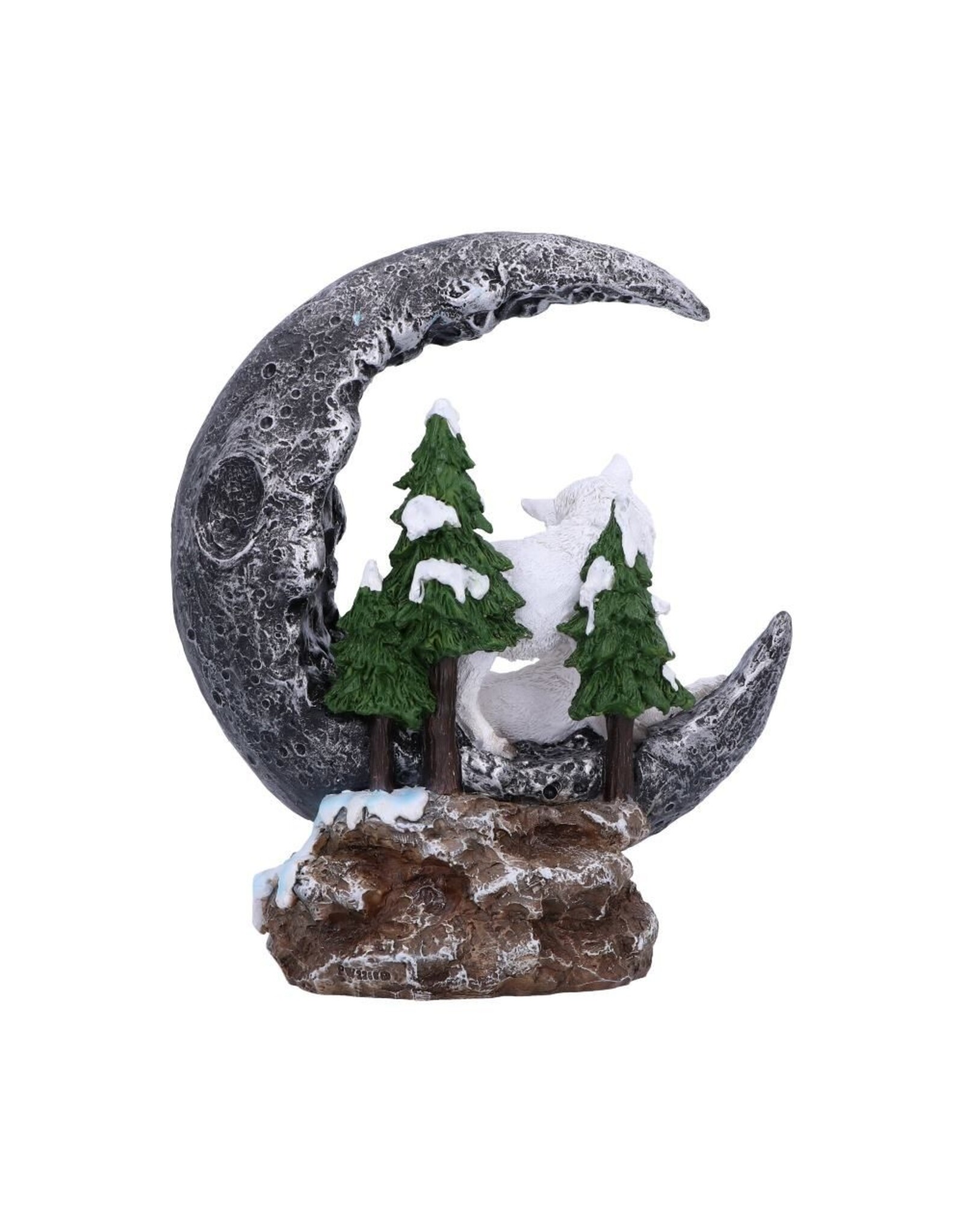 Alator Giftware & Lifestyle - Lunar Companions Wolven Maanbeeldje 19.3cm