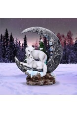 Alator Giftware & Lifestyle - Lunar Companions Wolven Maanbeeldje 19.3cm