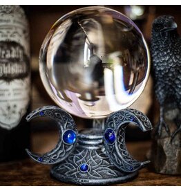 NemesisNow Wiccan Witchcraft Kristallen Bol  11cm met bolhouder