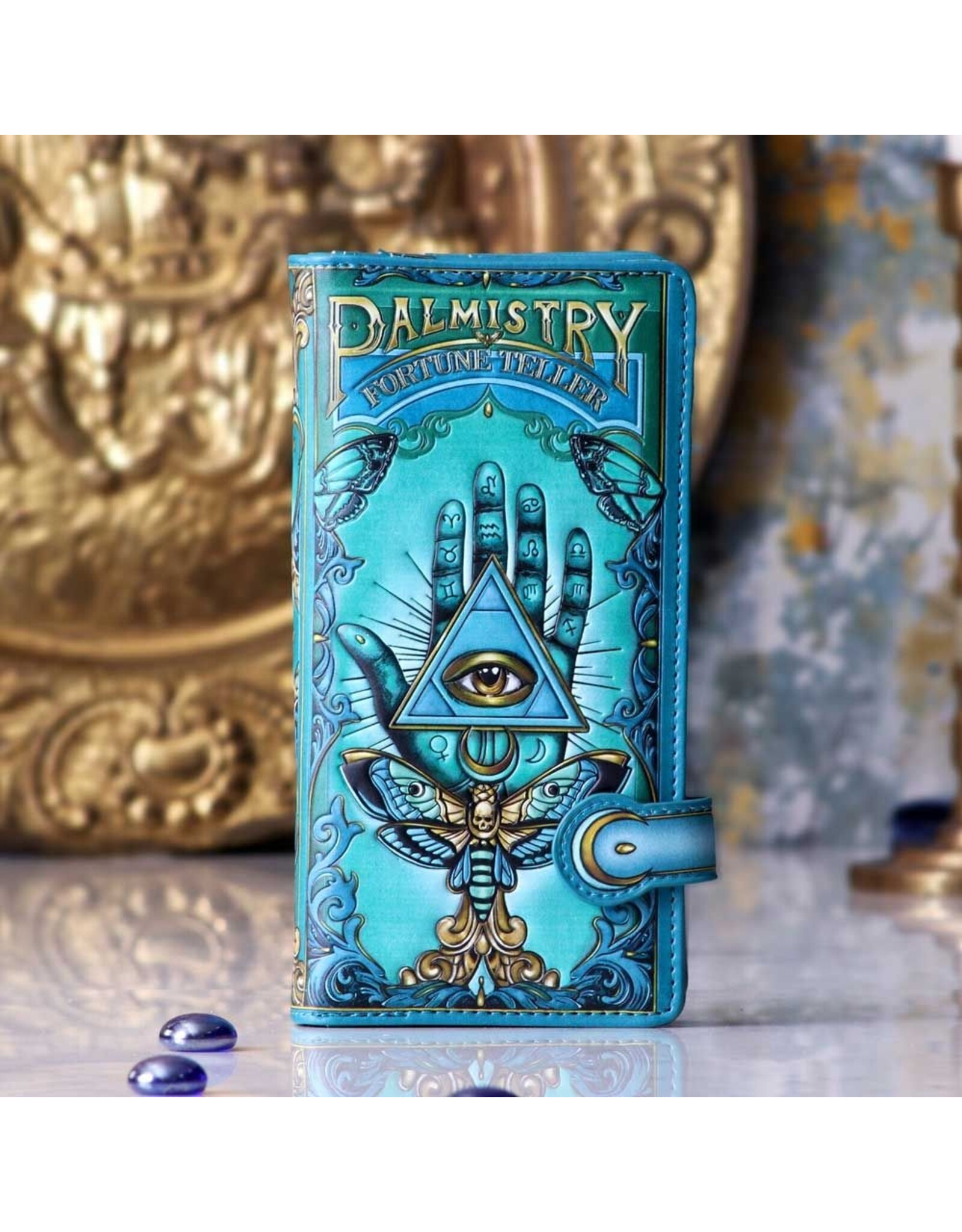 NemesisNow Gothic wallets and purses - Palmistry Embossed Purse Nemesis Now