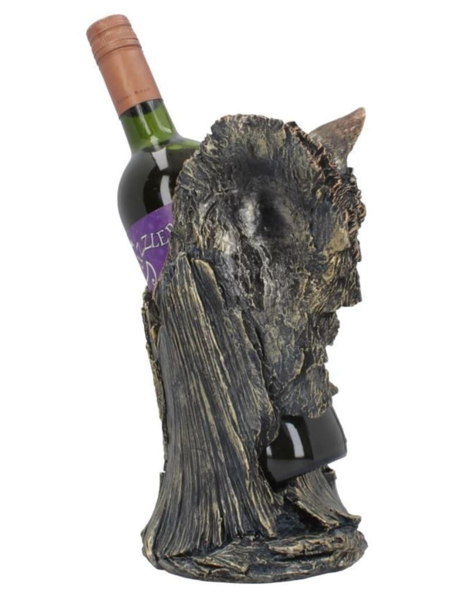 NemesisNow Drinkware - Call of the Wine Wolf Wine Bottle Holder Nemesis Now