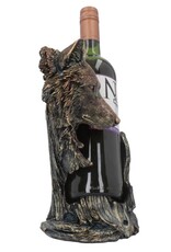 NemesisNow Drinkware - Call of the Wine Wolf Wine Bottle Holder Nemesis Now