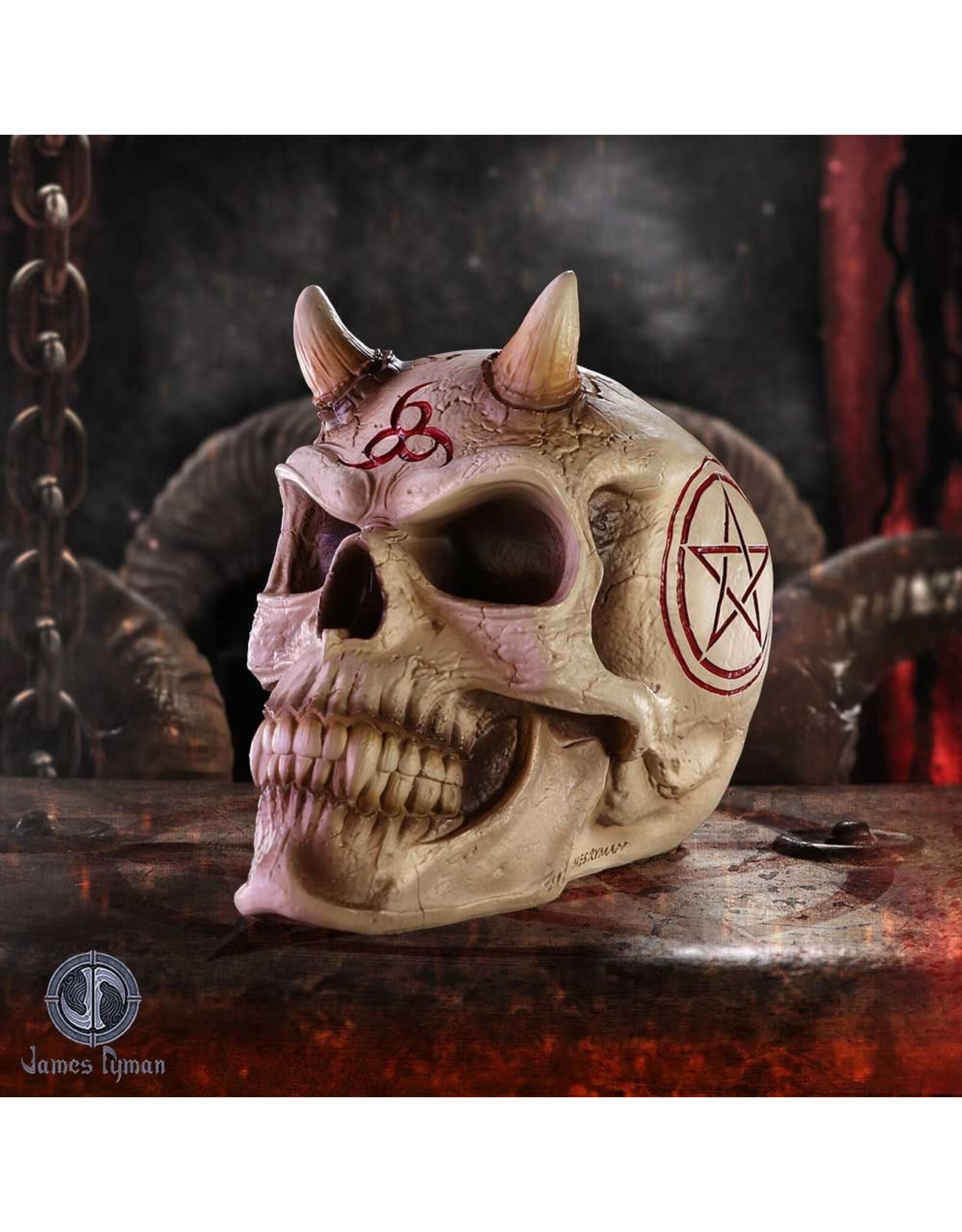 James Ryman Reapers, schedels en draken -  James Ryman 666 Schedel Nemesis Now