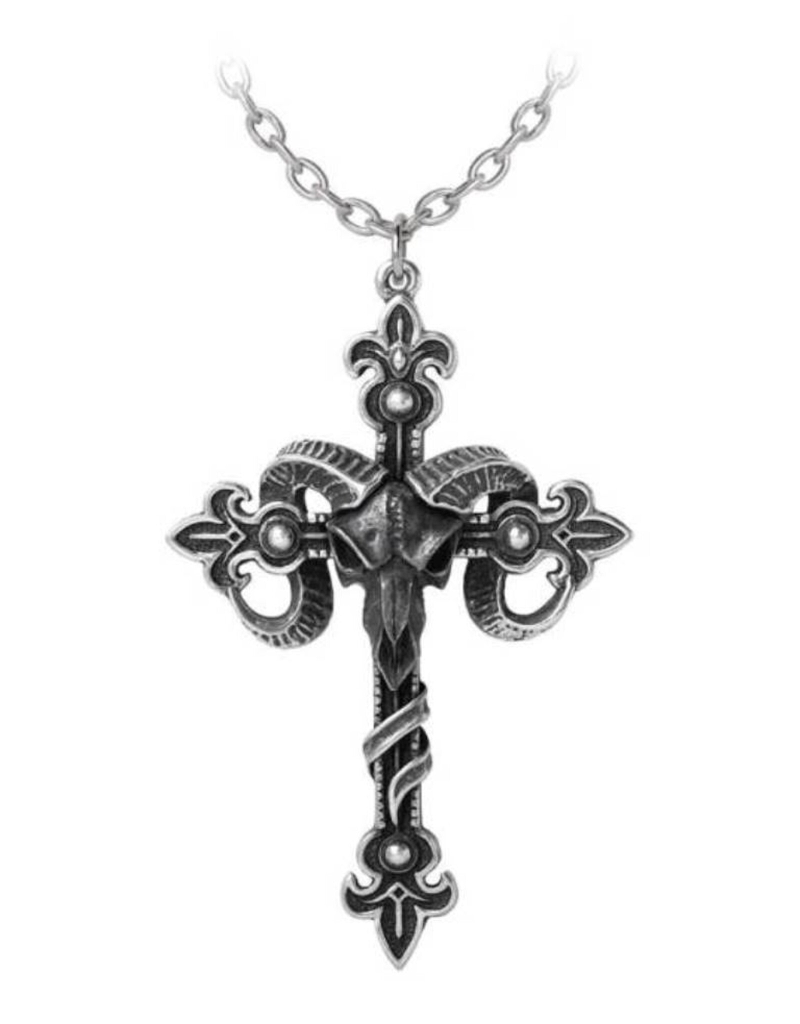 Alchemy Sieraden - Kruis van Baphomet ketting Alchemy