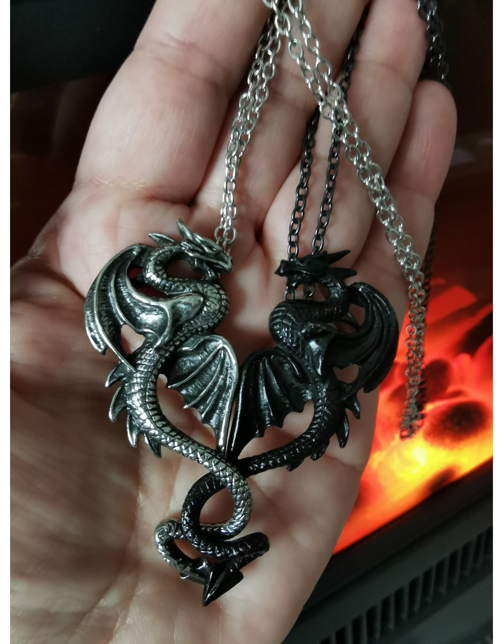 Alchemy Jewellery - Draconic Tryst Dragon necklace Alchemy