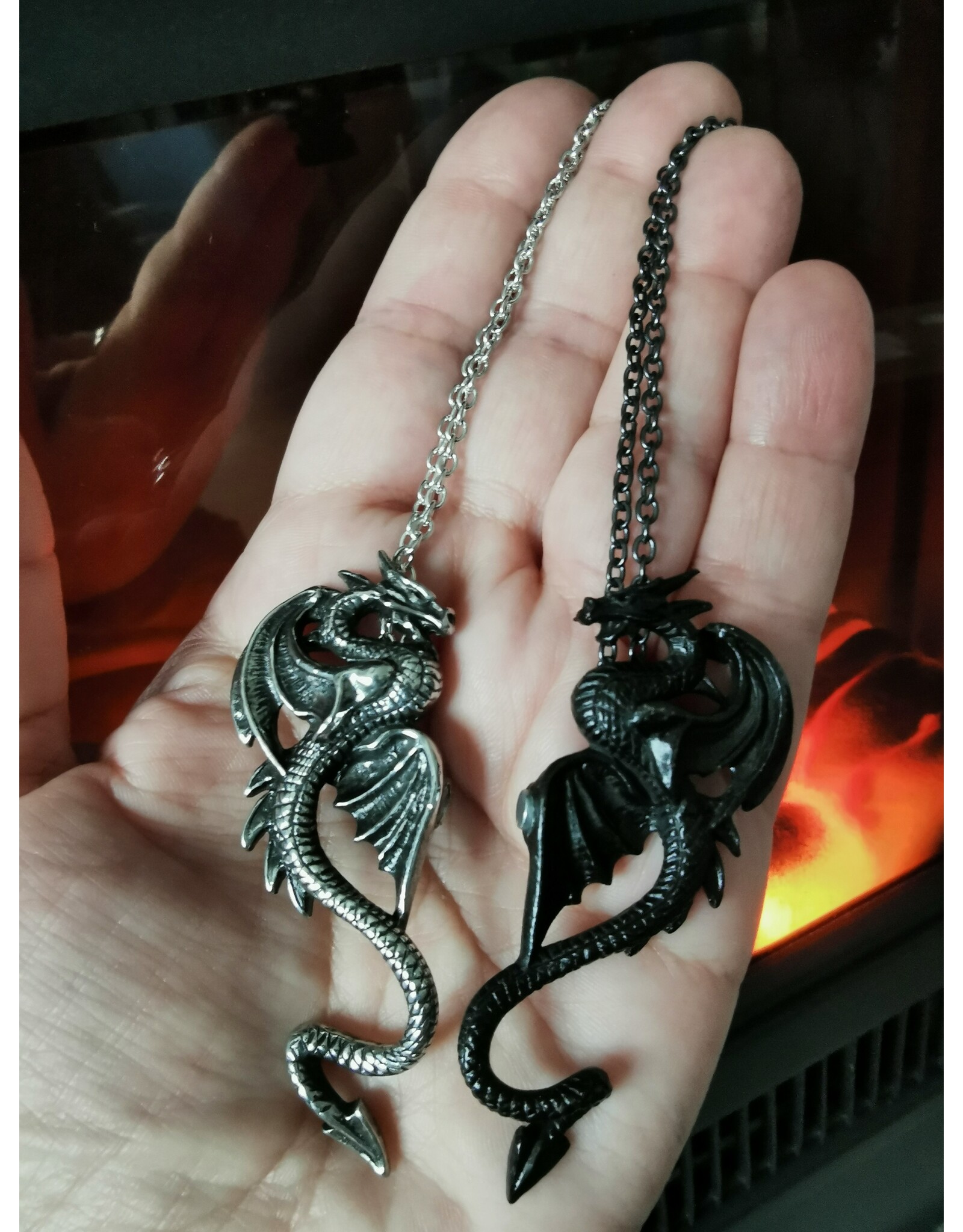 Alchemy Jewellery - Draconic Tryst Dragon necklace Alchemy