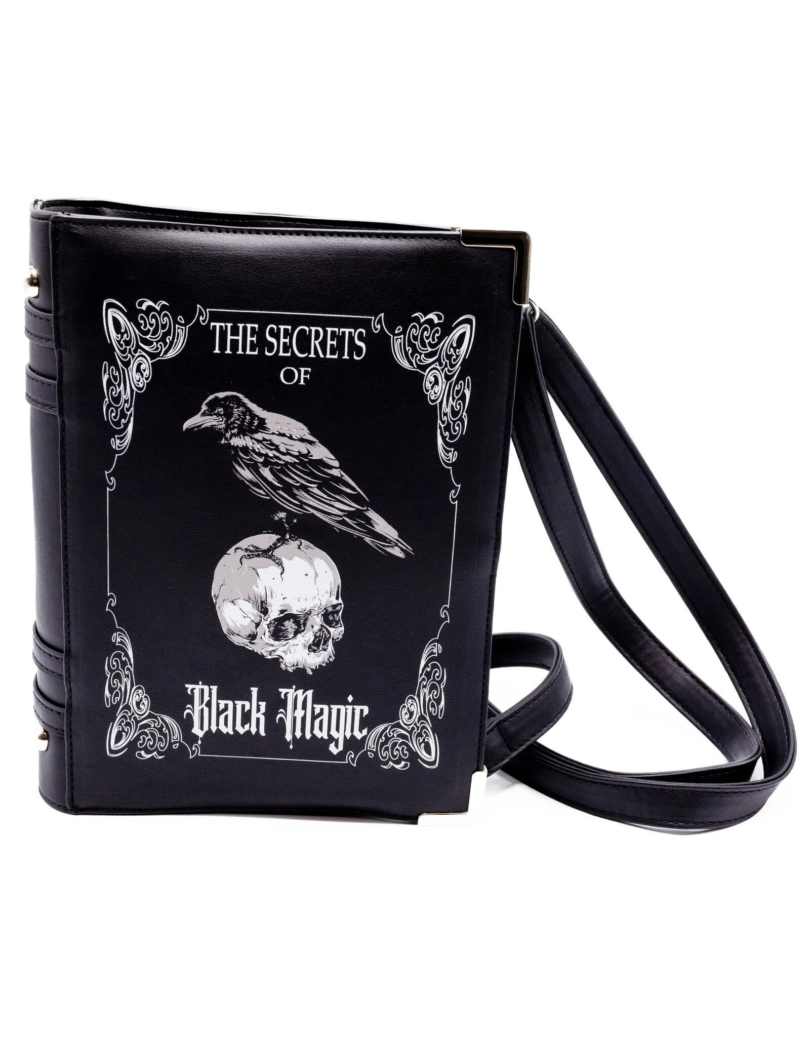 Dark Desire Gothic bags Steampunk bags - Black Magic Book Shoulderbag Heartless