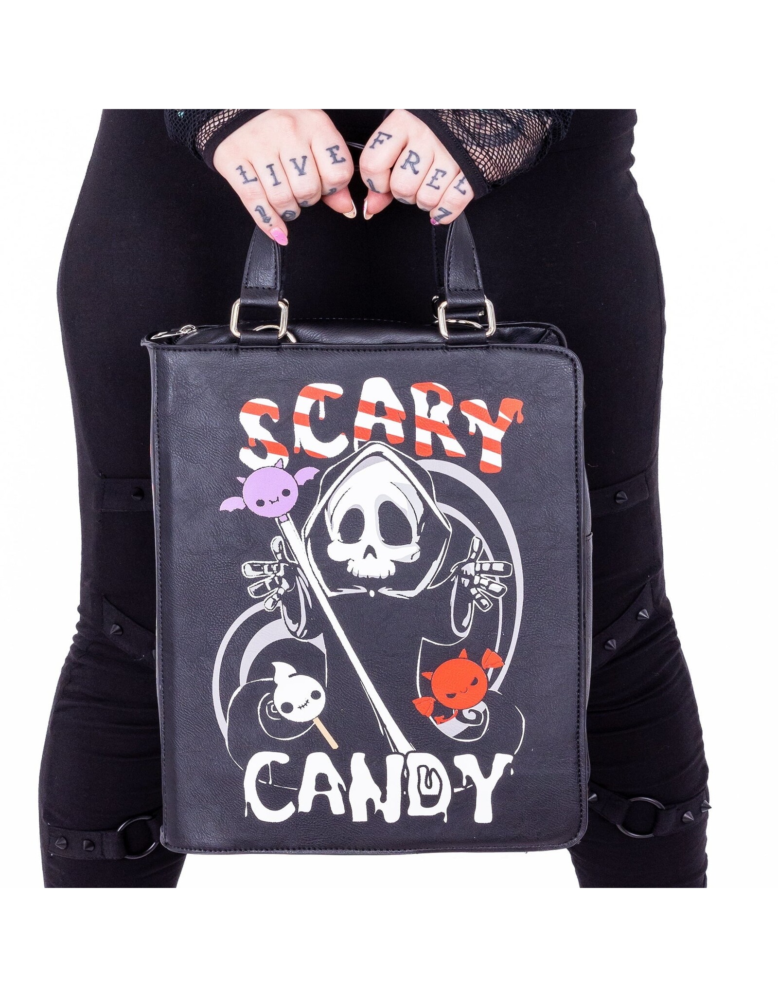 Heartless Gothic bags Steampunk bags - Death Candy Book handbag Heartless