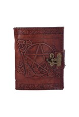 NemesisNow Miscellaneous - Leather Embossed Journal with Pentagram - Nemesis Now