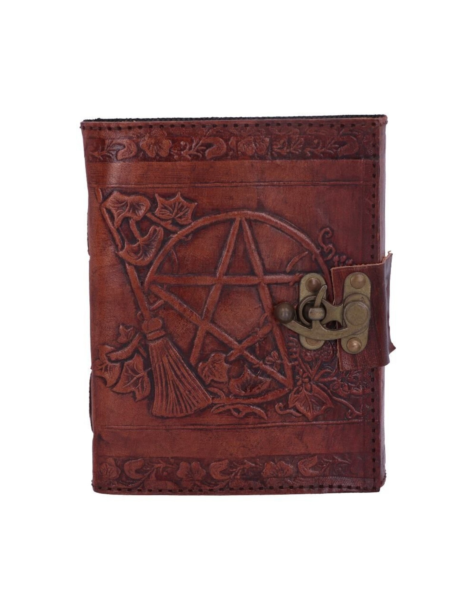 NemesisNow Miscellaneous - Leather Embossed Journal with Pentagram - Nemesis Now