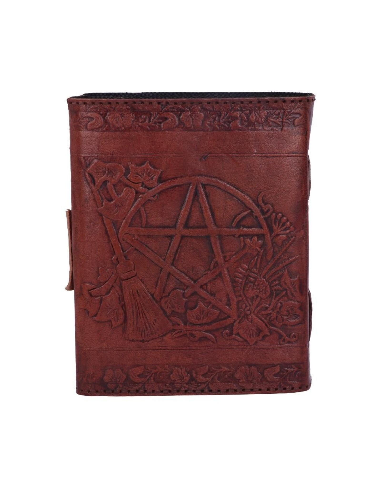 NemesisNow Miscellaneous - Lederen Relief Dagboek (notitieboek) met Pentagram