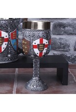 NemesisNow Drinkware - English Three Lions Shield St George Henry IV Wine Goblet