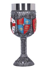 NemesisNow Drinkware - English Three Lions Shield St George Henry IV Wine Goblet