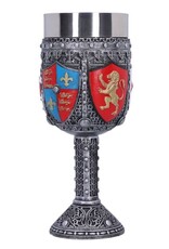 NemesisNow Drinkware - English Three Lions Shield St George Henry IV Wine Goblet