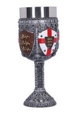 NemesisNow Drinkware - English Three Lions Shield St George Henry IV Wine Goblet