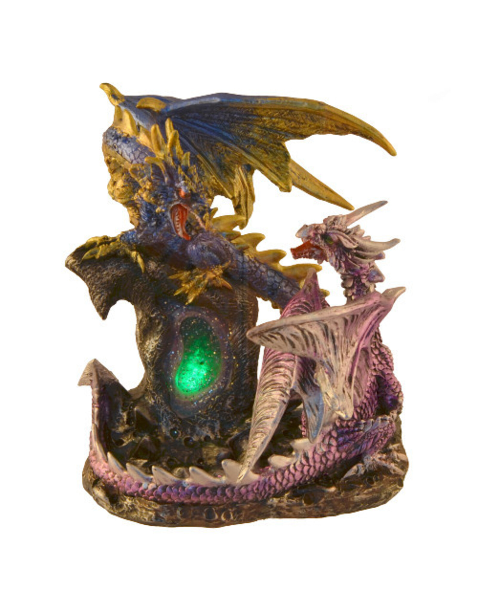 VG Giftware & Lifestyle - Two Dragons with Crystal LED light