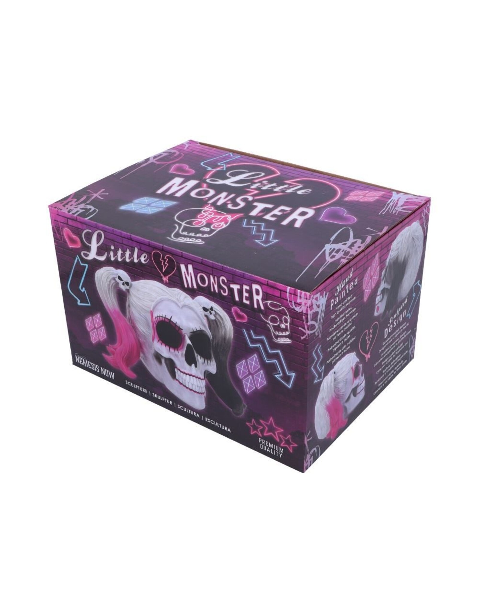 NemesisNow Reapers, skulls and dragons - Little Monster Harley Quinn Skull Nemesis Now