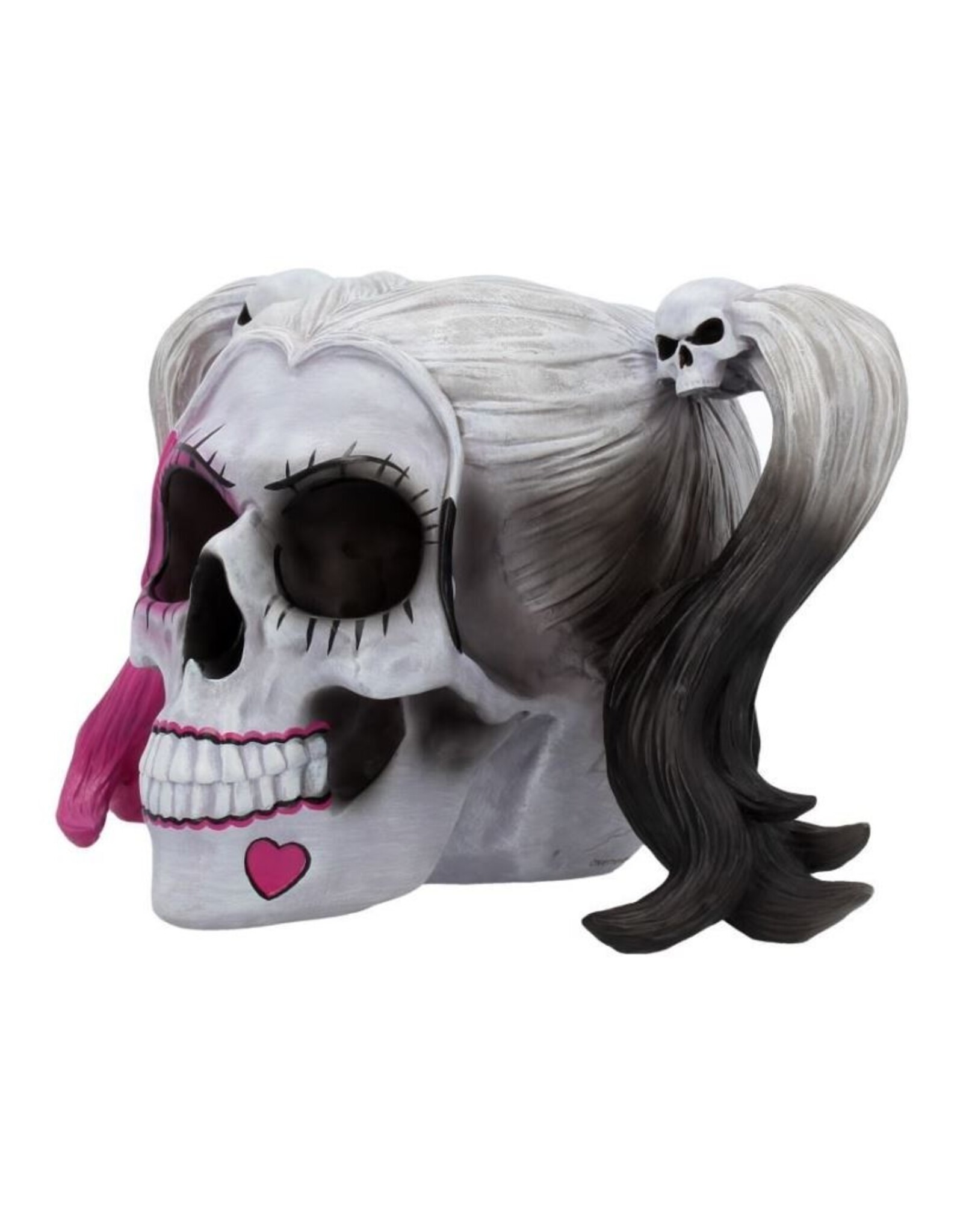 NemesisNow Reapers, skulls and dragons - Little Monster Harley Quinn Skull Nemesis Now