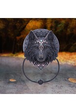 NemesisNow Giftware & Lifestyle -  Wolf Moon Deurklopper 20.5cm