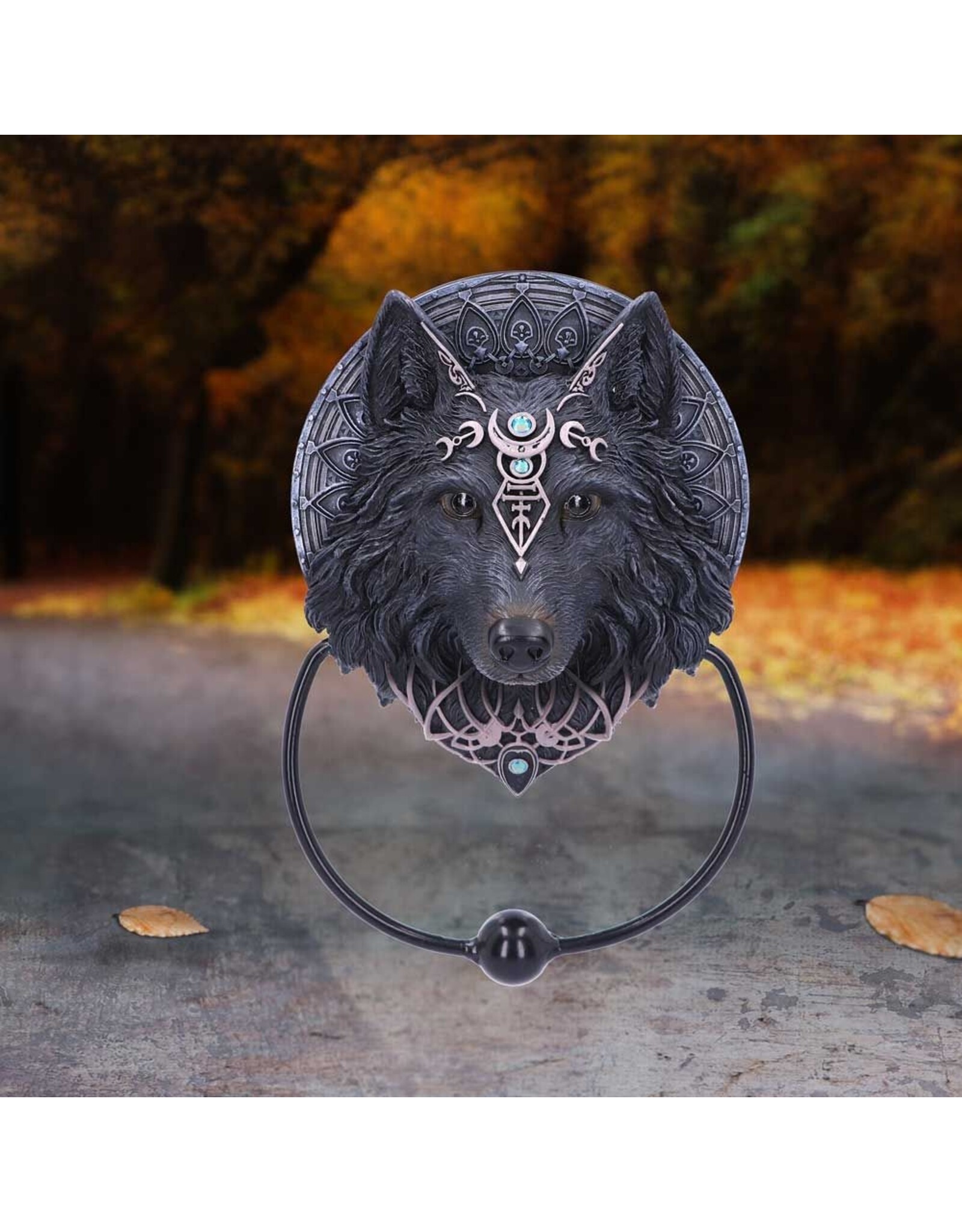 NemesisNow Giftware & Lifestyle -  Wolf Moon Door Knocker 20.5cm