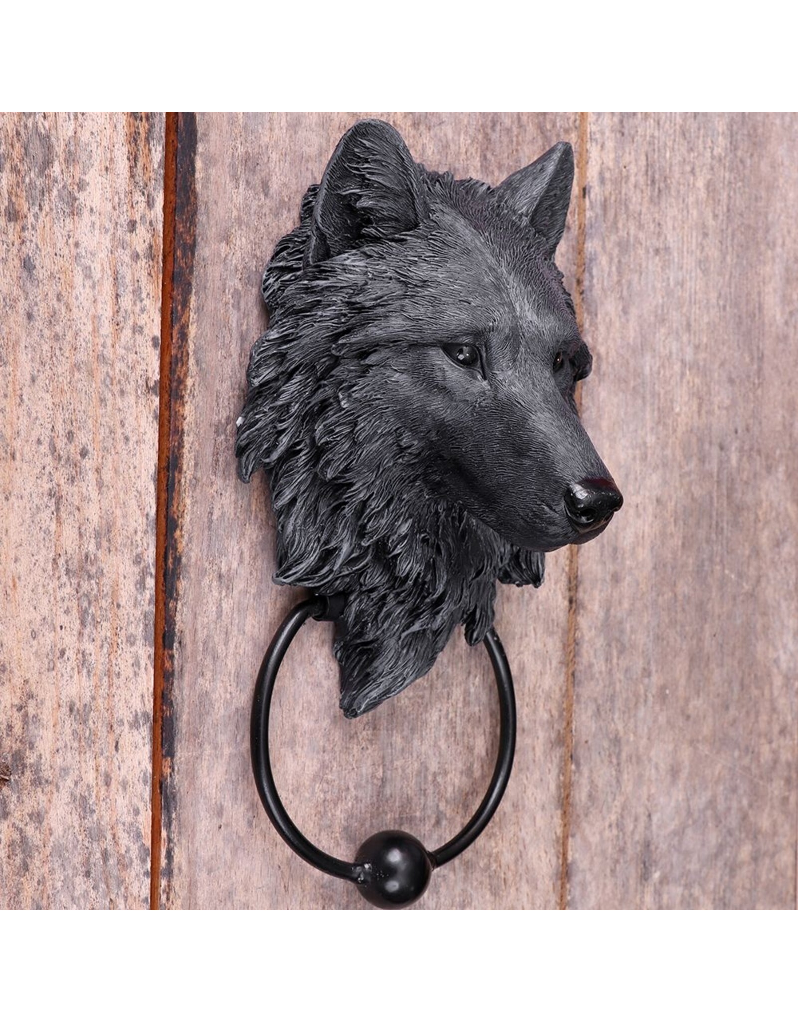 NemesisNow Giftware & Lifestyle -  Dark Guardian Wolf Door Knocker Nemesis Now