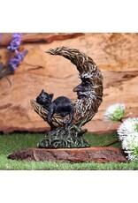 NemesisNow Giftware & Lifestyle - Familiar Slumber Cat figurine LED light