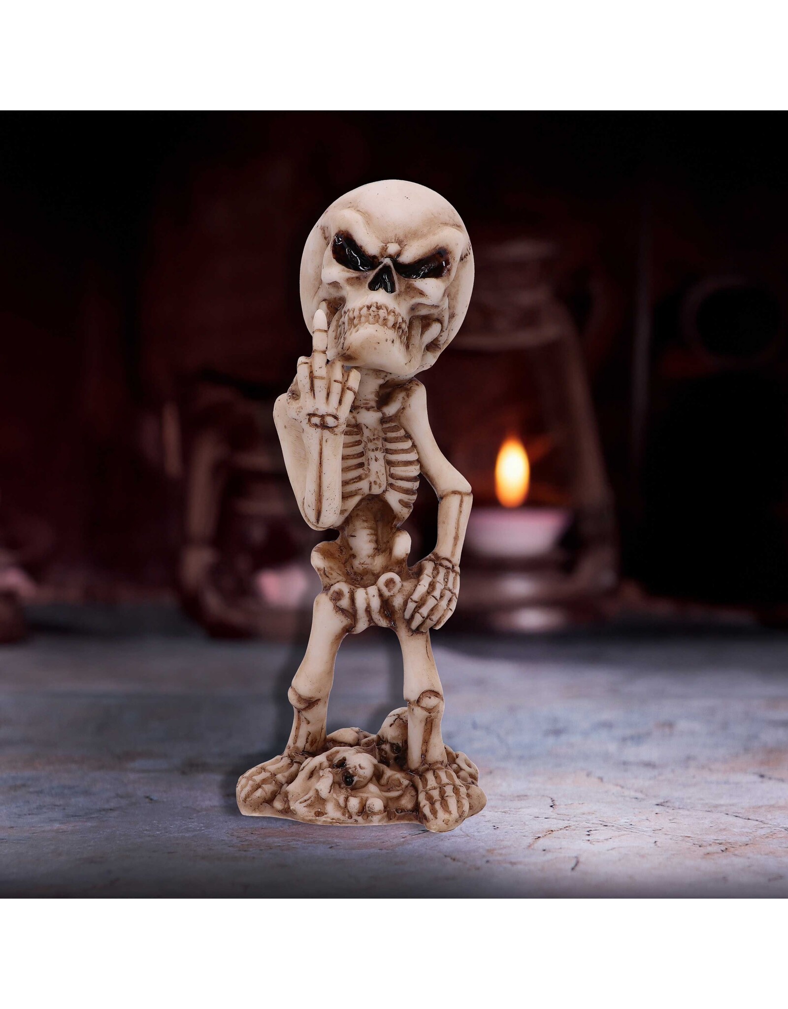 NemesisNow Reapers, schedels en draken - Skeletal Wish Gothic Skeletbeeldje