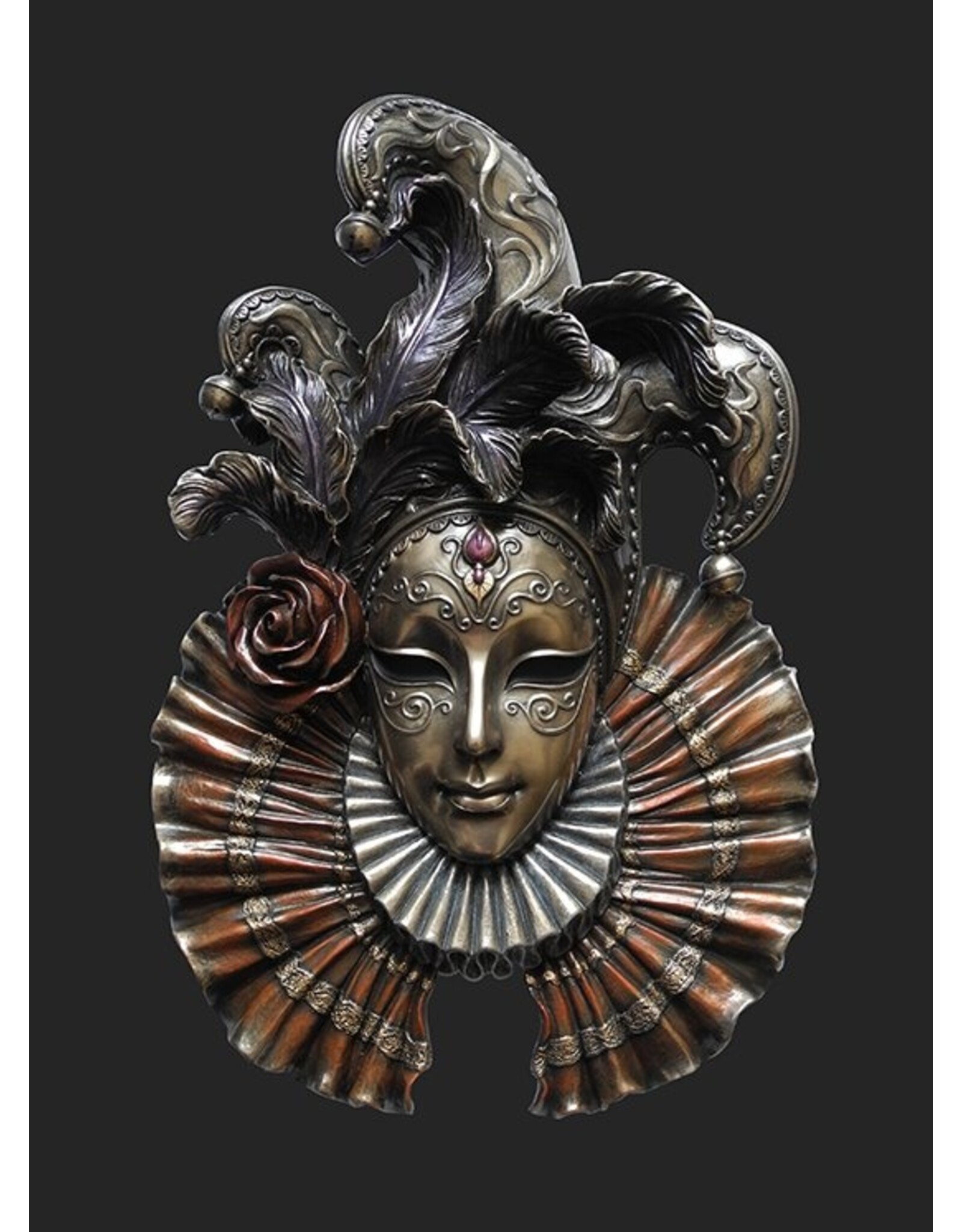 Veronese Design Miscellaneous - Venetian Mask La Giullare - the Jester - Veronese Design