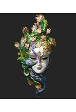 Veronese Design Miscellaneous - Venetian Mask Il Pavone (Peacock) Wall Hanging Veronese Design