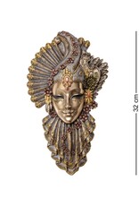 Veronese Design Miscellaneous - Venetian Mask Il Gioiello the Jewel (bronze) Veronese Design