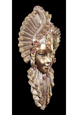 Veronese Design Miscellaneous - Venetiaans Masker Il Gioiello het Juweel (brons) Veronese Design