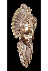 Veronese Design Miscellaneous - Venetian Mask Il Gioiello the Jewel (bronze) Veronese Design