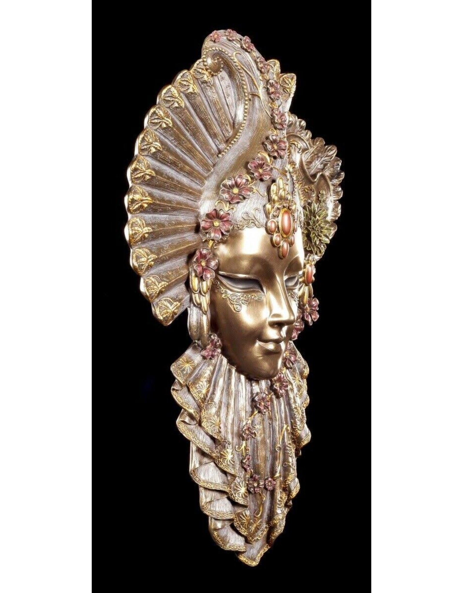 Veronese Design Miscellaneous - Venetian Mask Il Gioiello the Jewel (bronze) Veronese Design