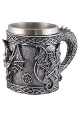 VG Drinkware - Mug Beer tankard with Dragon and Pentagram