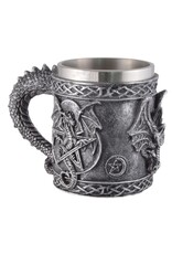 VG Drinkware - Mug Beer tankard with Dragon and Pentagram