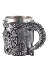 VG Drinkware - Mug Beer tankard with Dragon and Pentagram