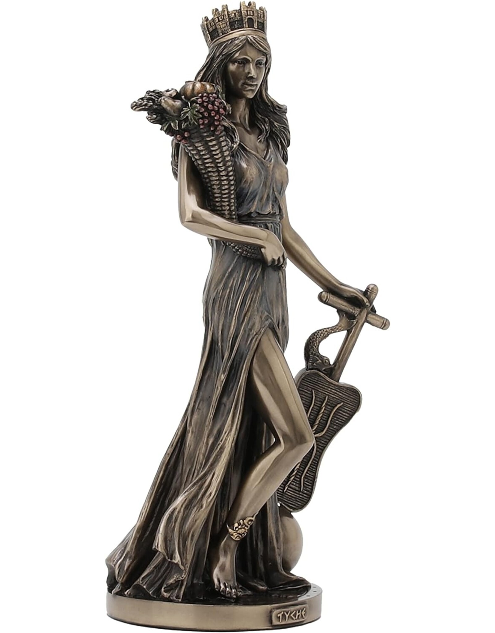Veronese Design Giftware & Lifestyle - Tyche Greek Goddess of of Happiness, Fortune and Prosperity