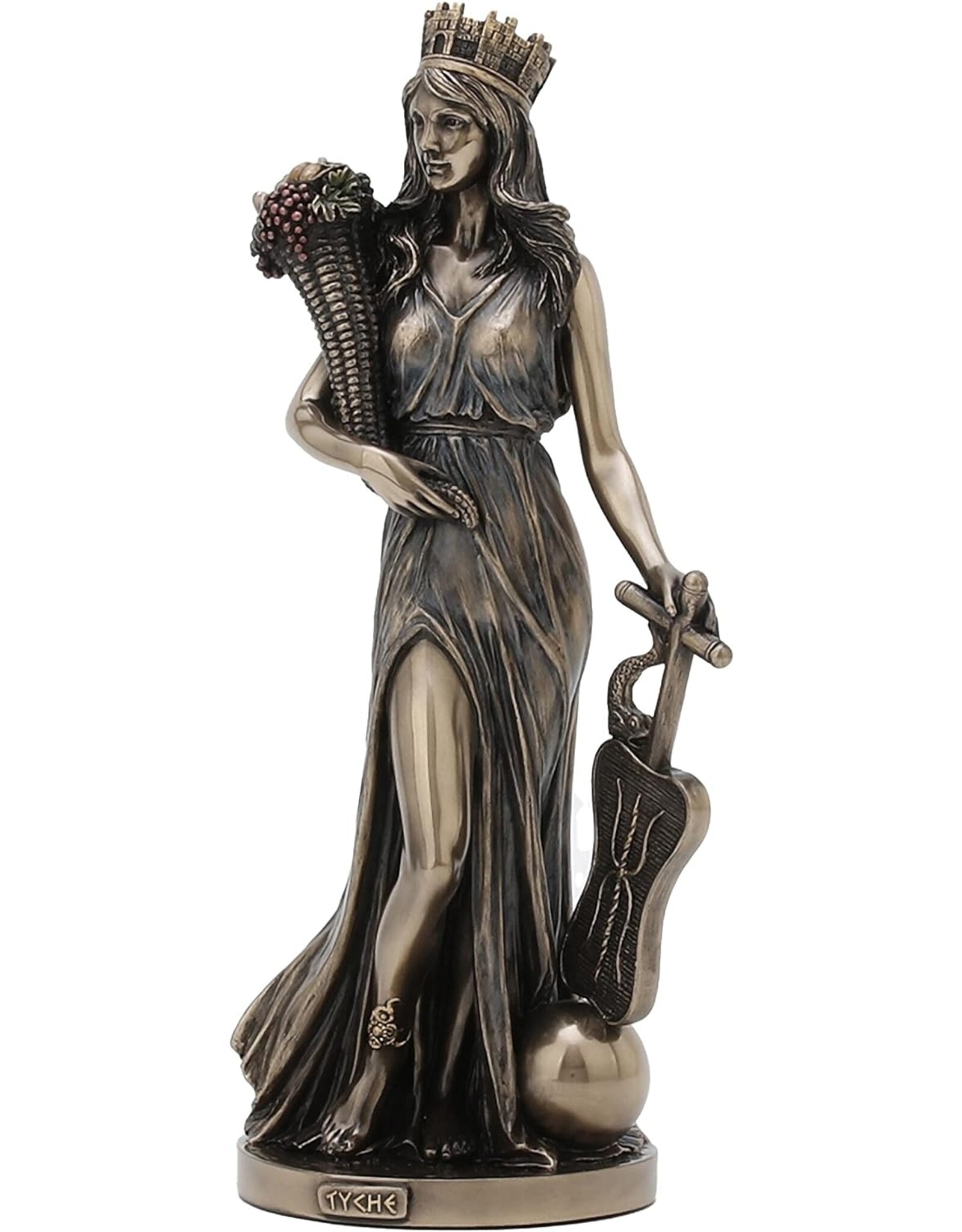 Veronese Design Giftware & Lifestyle - Tyche Greek Goddess of of Happiness, Fortune and Prosperity