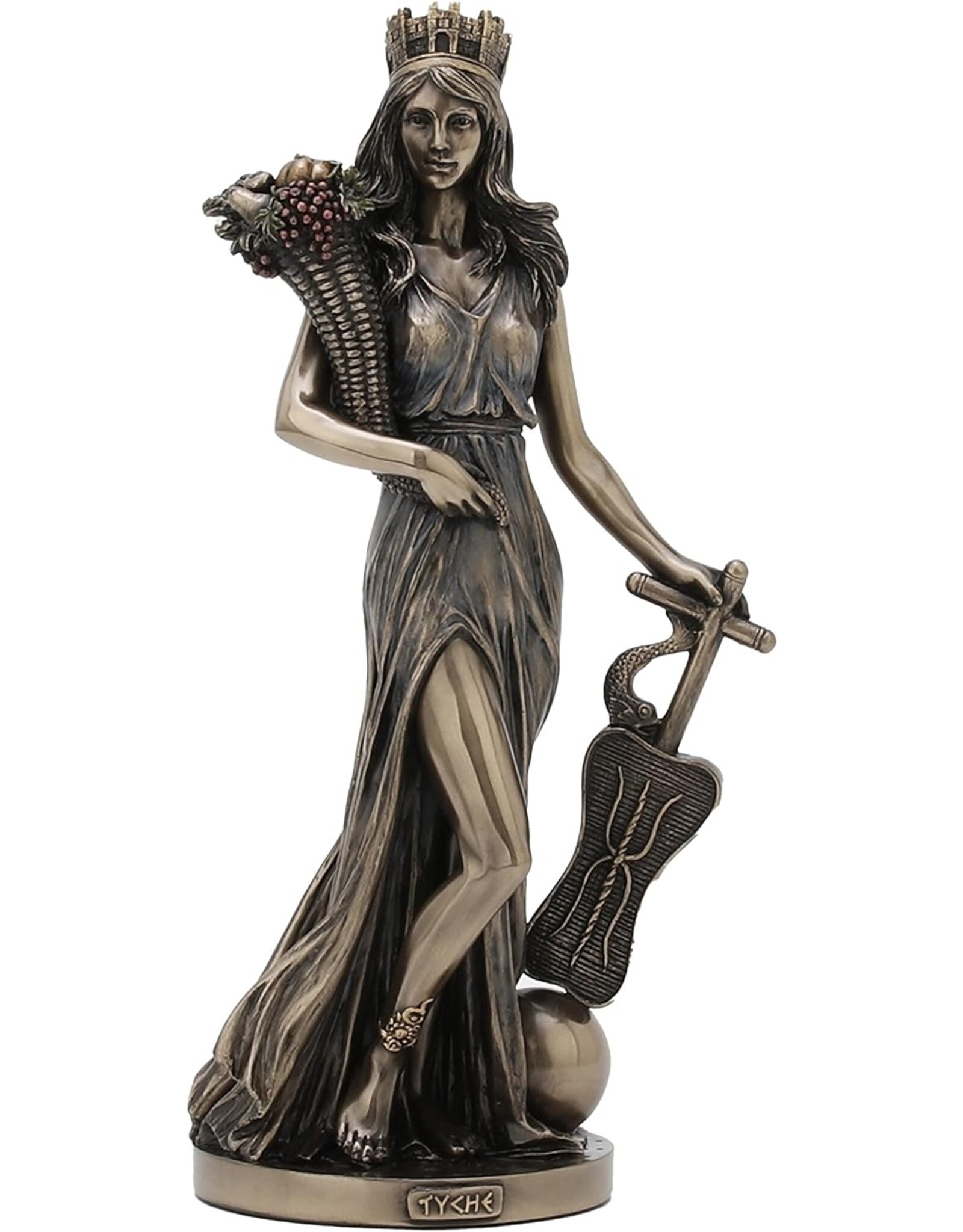 Veronese Design Giftware & Lifestyle - Tyche Greek Goddess of of Happiness, Fortune and Prosperity