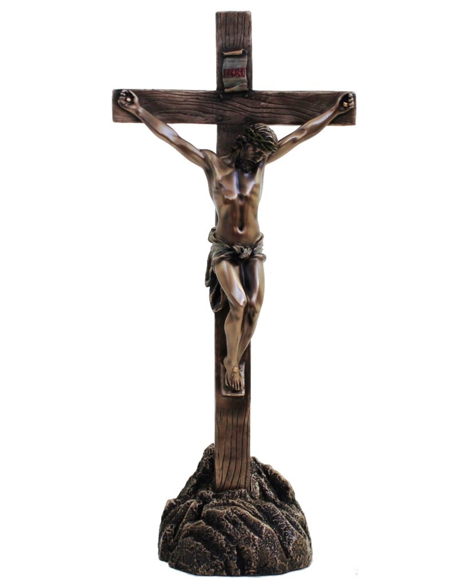 Veronese Design Giftware & Lifestyle - Jezus aan het Kruis - Crucifix (staand en hangend)