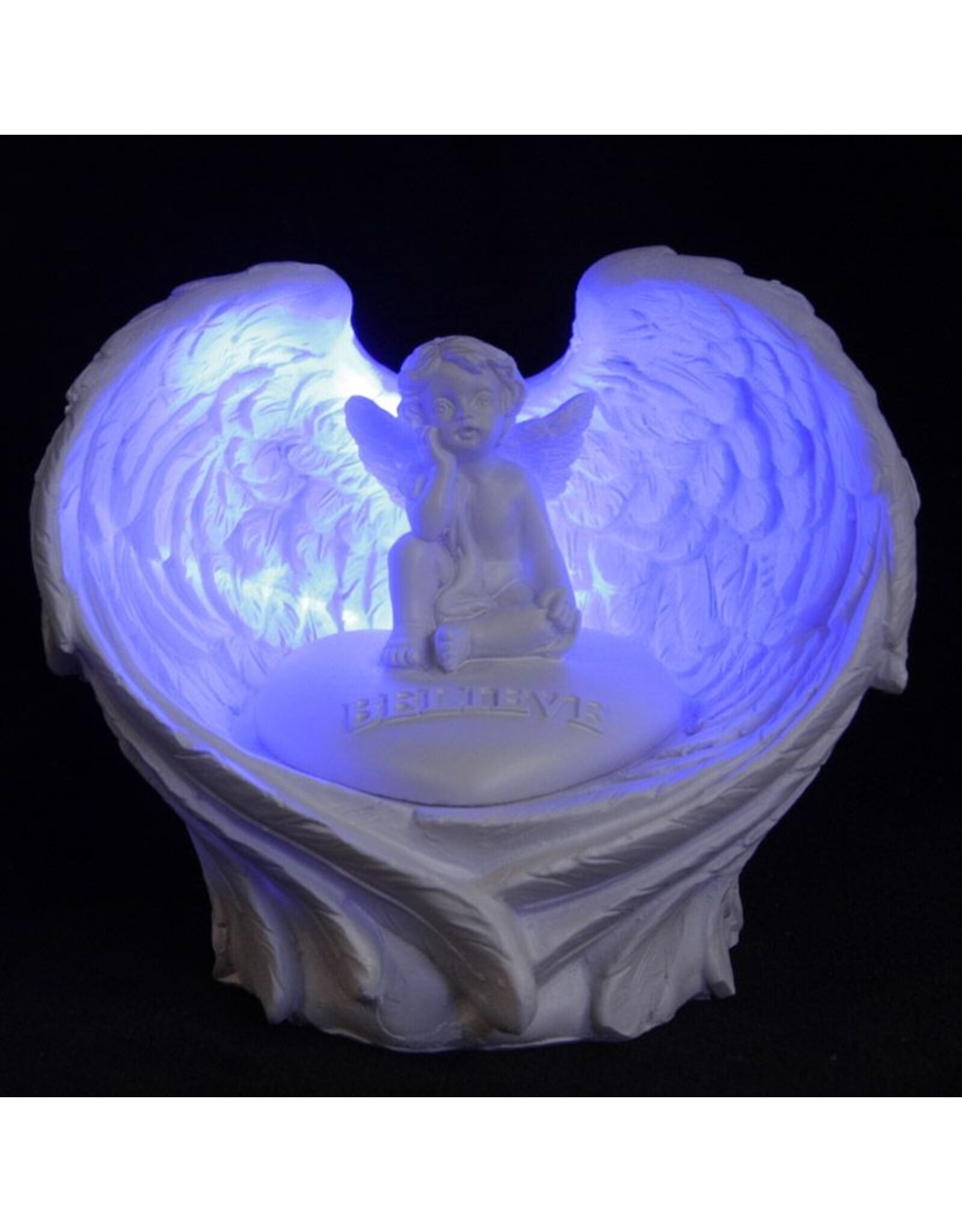 Puckator Giftware & Lifestyle - Hope Dream Love Believe Engelen Vleugels en Cherubijn - LED