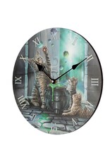 NemesisNow Giftware and Collectables - Wall clock Cats and Bubbly Kettle Hubble Bubble Lisa Parker