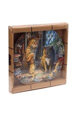 Puckator Giftware and Collectables - Wall clock  Purrlock Holmes Cat Lisa Parker