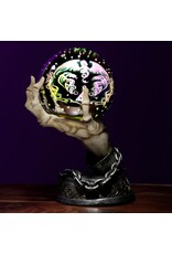 Puckator Giftware & Lifestyle - Skeleton Hand LED Metallic Sphere Home Decoration