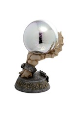 Puckator Giftware & Lifestyle - Skeleton Hand LED Metallic Sphere Home Decoration