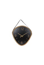 Van Manen Miscellaneous - Retro Wall Clock with leather strap "Jelle"