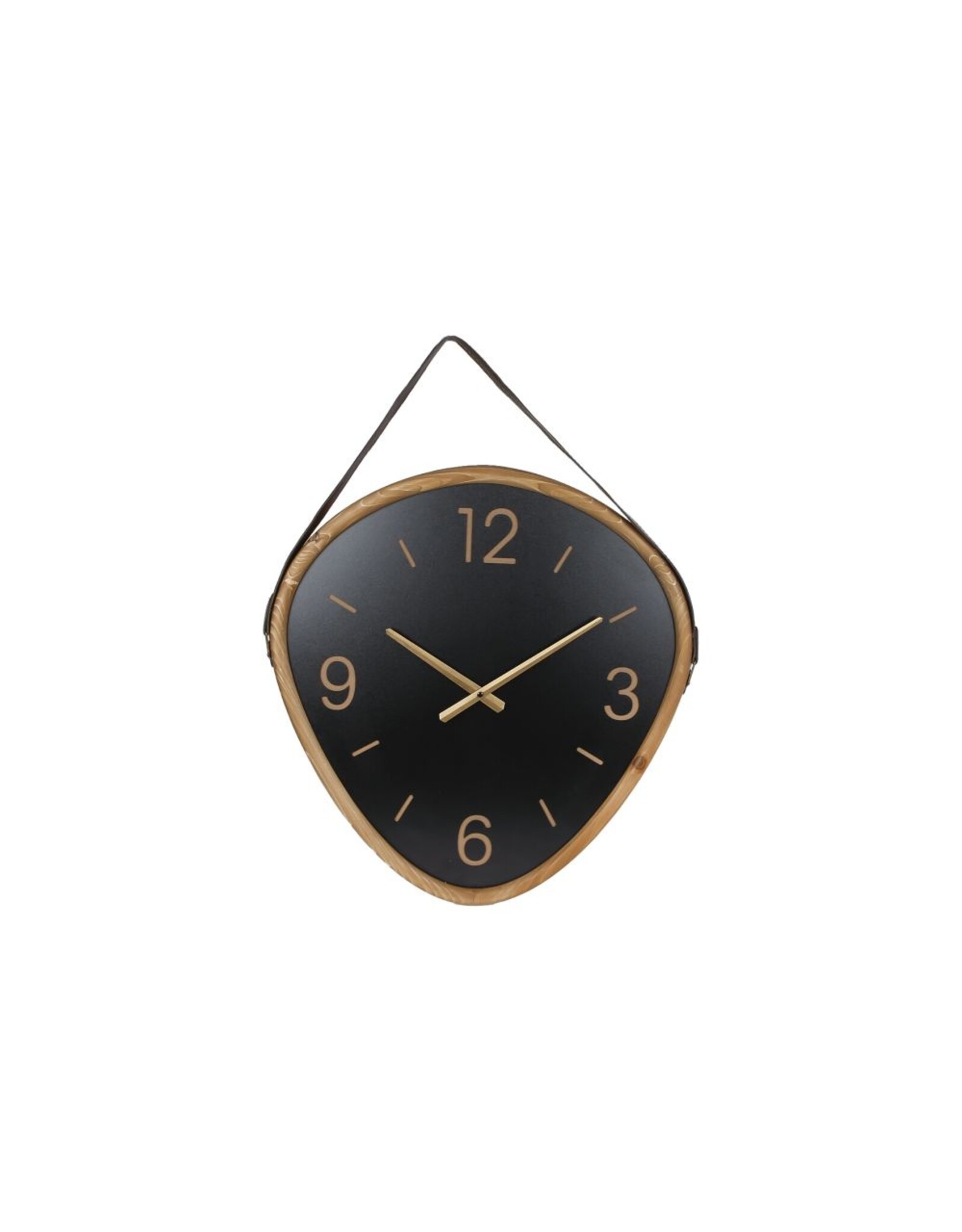 Van Manen Miscellaneous - Retro Wall Clock with leather strap "Jelle"