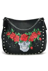 Jawbreaker Gothic bags Steampunk bags - Jawbreaker Skull & Roses Tote bag