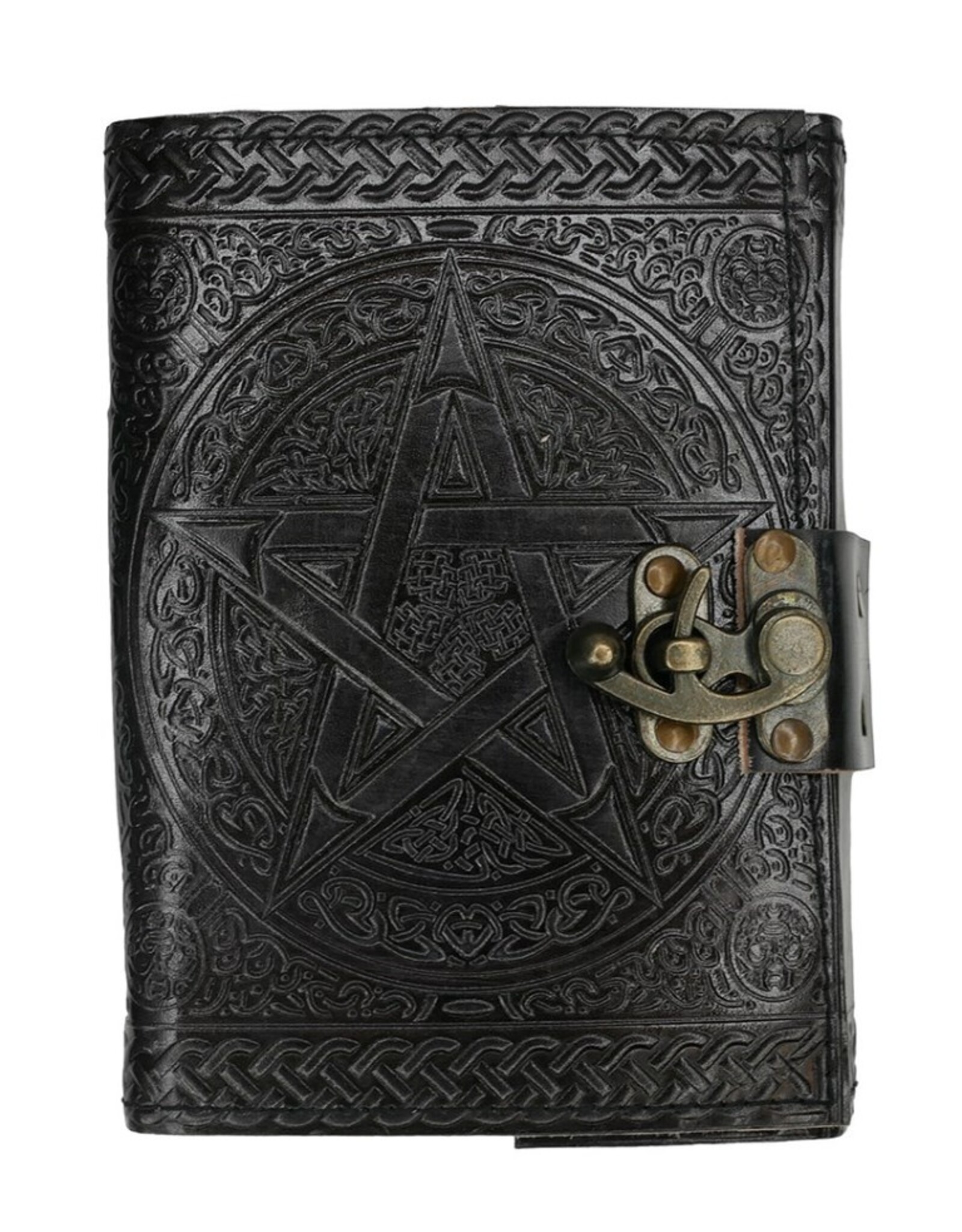 Something Different Miscellaneous -  Pentagram Leather Jornal (noteboek)