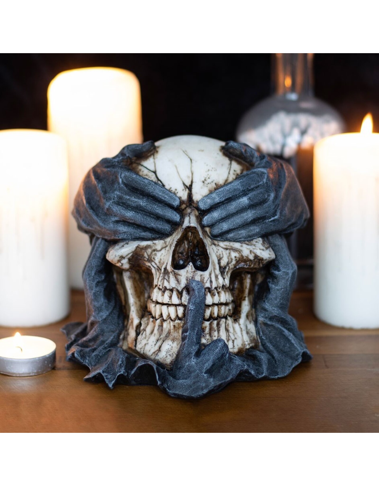 Spiral Direct Giftware & Lifestyle - See Hear Speak No Evil Skull Ornament Spiral Direct